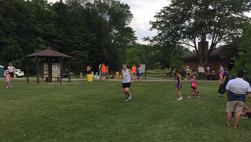 2015 Road Runner Classic 8K 121.JPG - 2015 Road Runner Classic 8K run at Maybury State Park outside Northville Michigan on July 25, 2015.